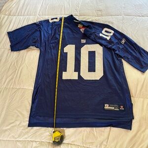 NFL REEBOK ONFIELD NFL - NEW YORK GIANTS JERSEY. #10 MANNING. Screened. Size XL
